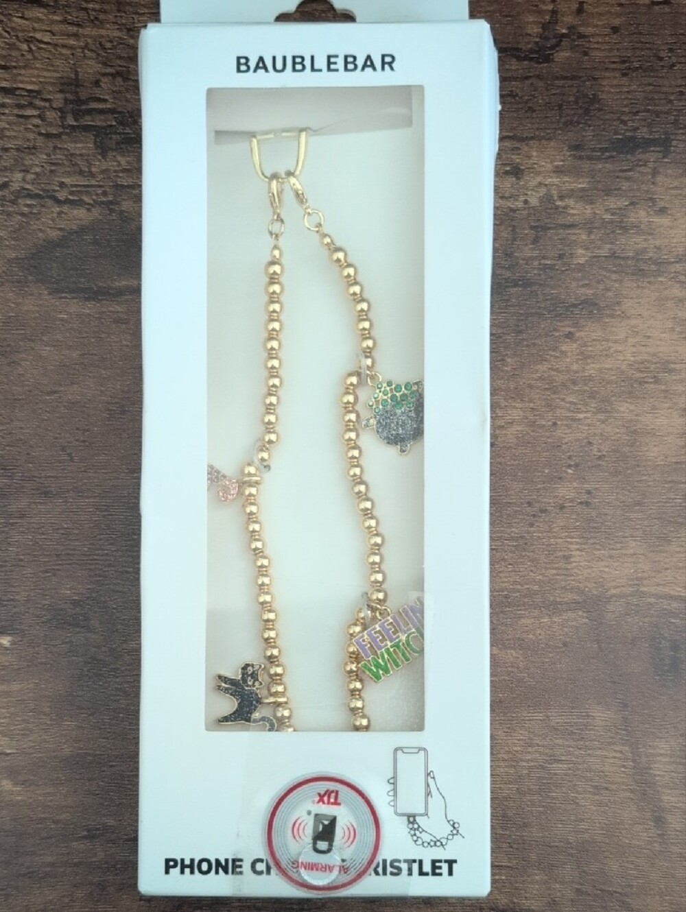 BAUBLEBAR Phone Charm Wristlet with Halloween Charms